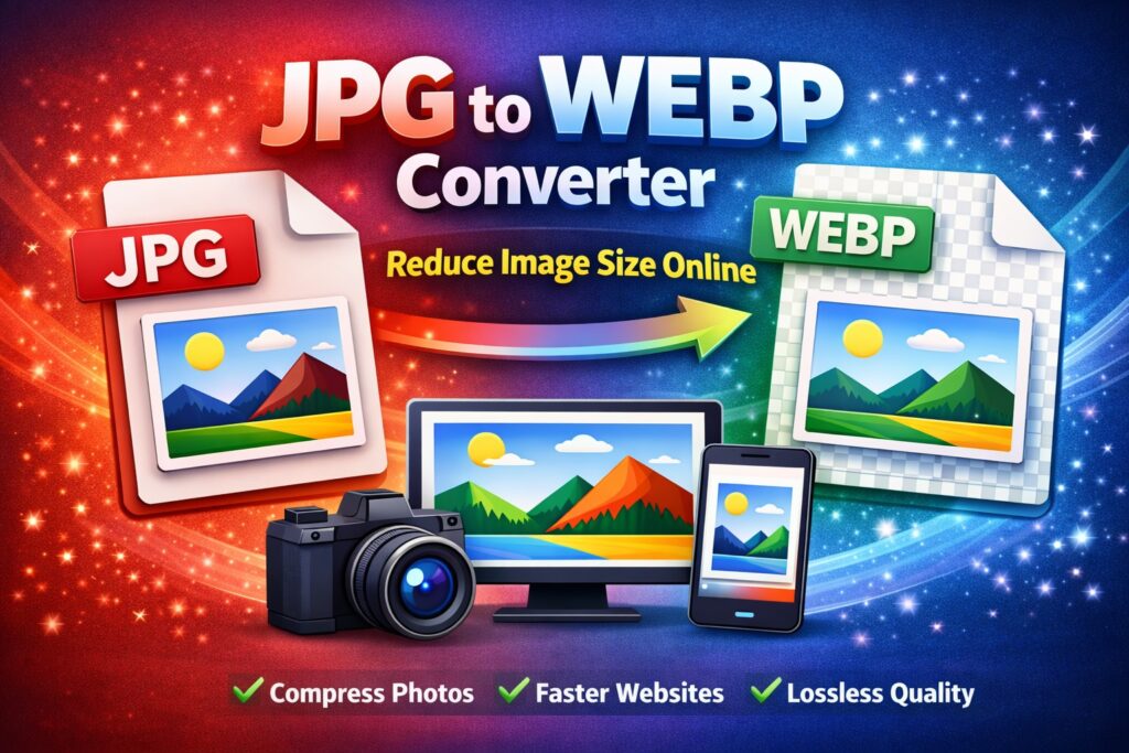 Fast JPG to WEBP Converter – Google PageSpeed Optimized