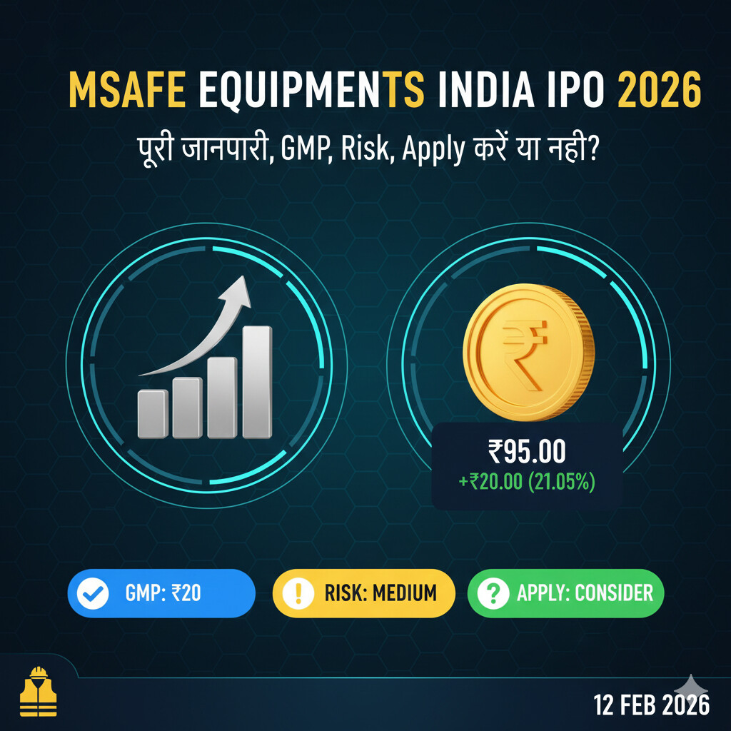 Msafe Equipments IPO 2026: पूरी जानकारी, GMP, Risk, Apply करें या नहीं?