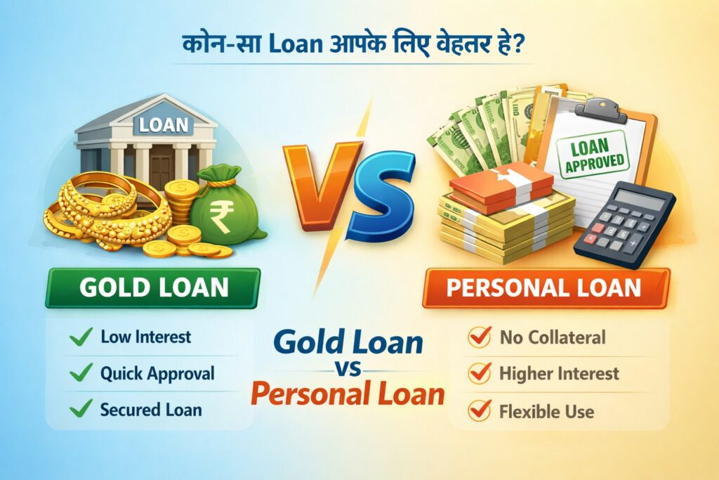 Gold Loan vs Personal Loan: कौन-सा Loan आपके लिए बेहतर है?