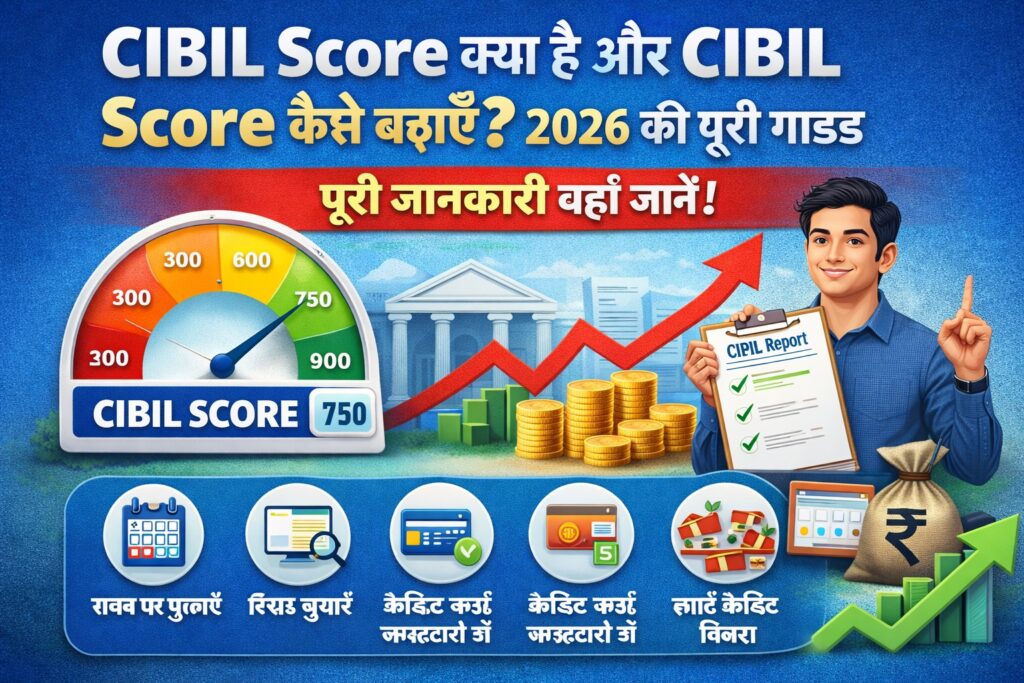 CIBIL Score क्या है और CIBIL Score कैसे बढ़ाया जा सकता है?